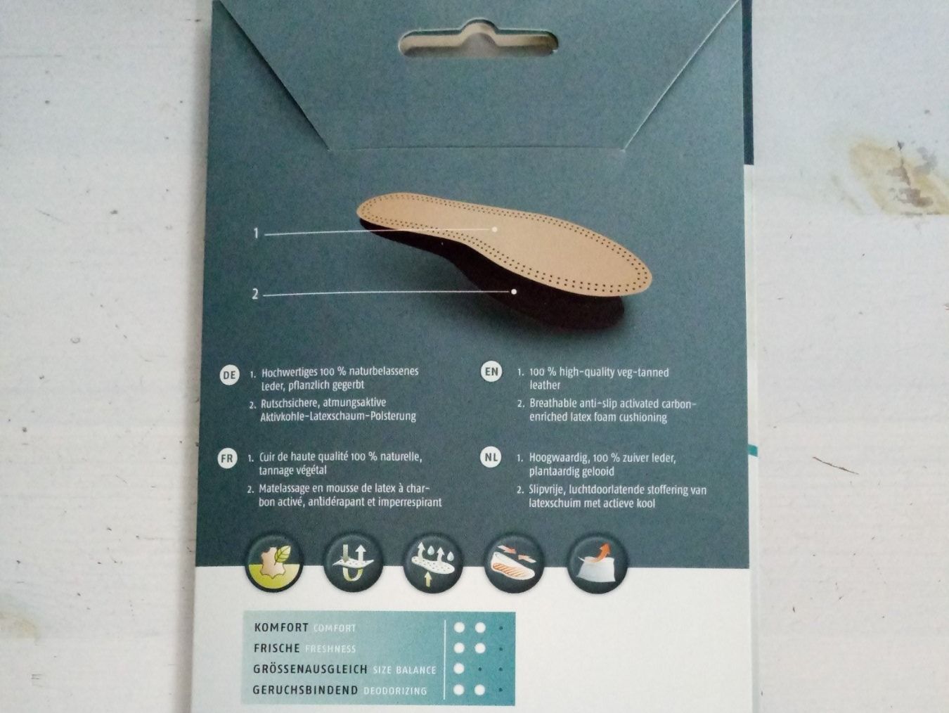 Scarpe da uomo: Bergal Leder Einlegesohlen Grösse 29 – Nuovo e nell'imballaggio originale da Beckenried venduto da Havacola 4