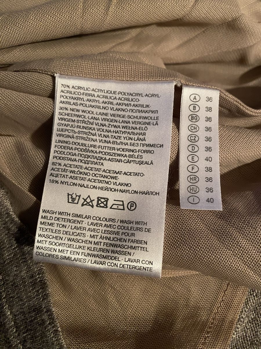 C&A Vestiti: Dunkelbeiges Kleid Marke C&A Grösse 36 – Usato da Winkel venduto da Flyhy2020 5
