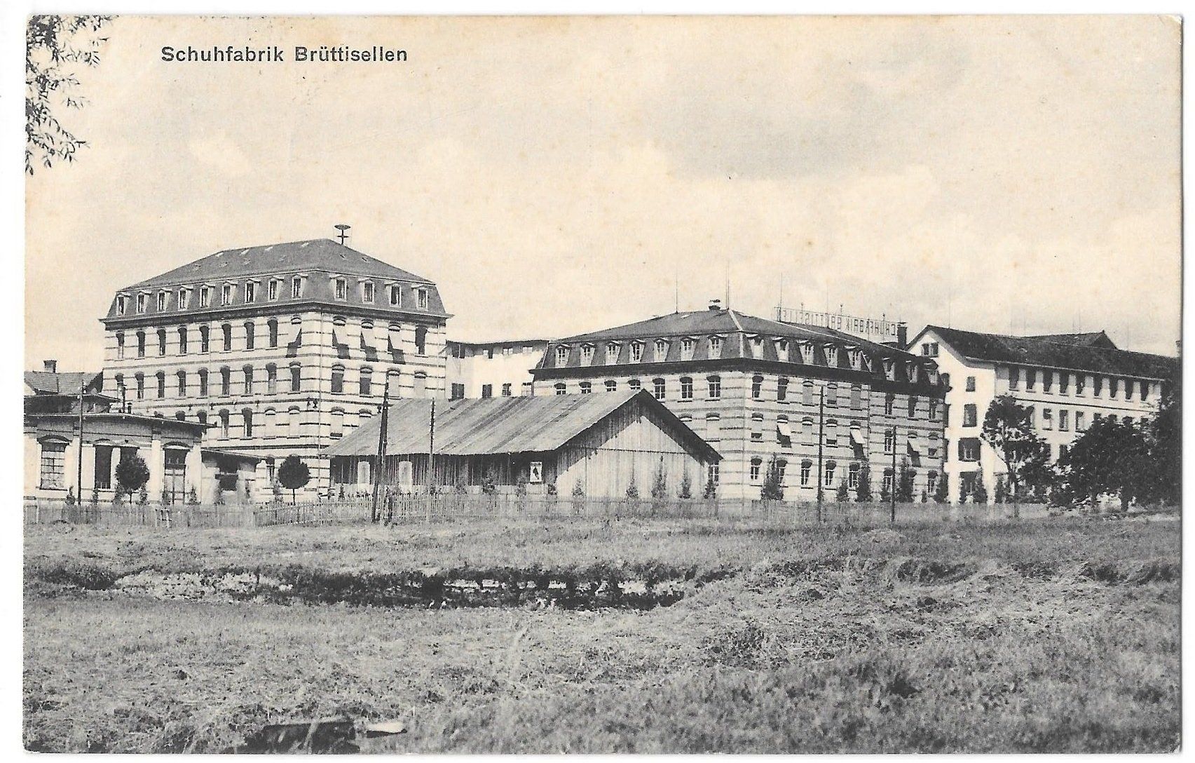 Cartoline postali: Brüttisellen Schuhfabrik – Usato da Olten venduto da clotaldi