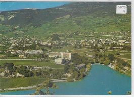 Sierre VS et le lac de Geronde