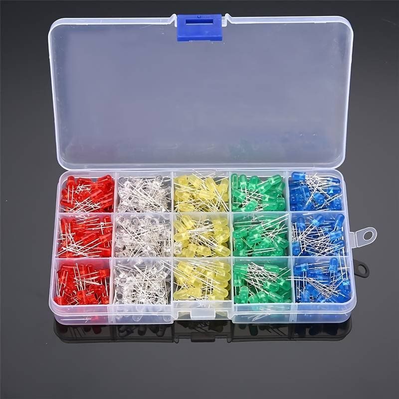 Elektronikbauteile: LED-BOX 500 LED, 5mm – Neu (gemäss Beschreibung) aus Luzern von Salefactory
