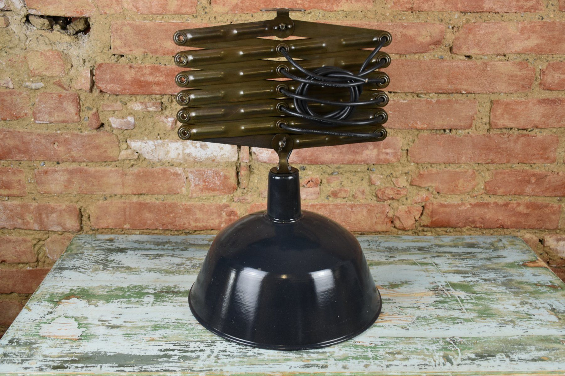 Lampadari & plafoniere: KE461 Emaille Scherenlampe /Deckenlampe/Fabriklampe – Usato da kraiburg am inn venduto da Vintage-Living 4