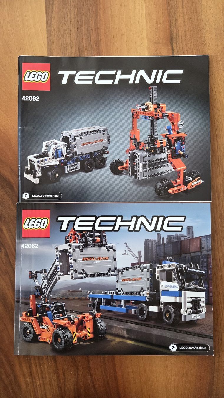 Technics Kit di costruzioni: LEGO Technic 42062 Container-Transport-Set Komplett – Usato da Safnern venduto da giselleb86