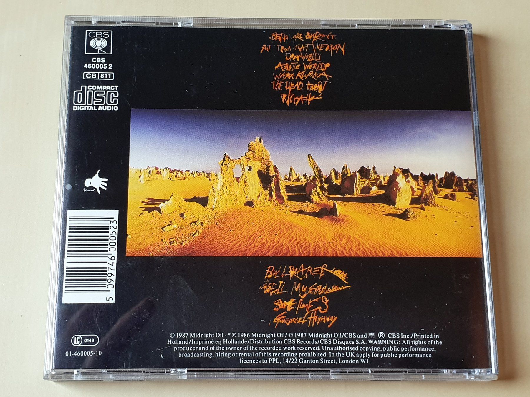 CDs: Midnight Oil Diesel and Dust – D'occasion à Stansstad par collectorsshop 1