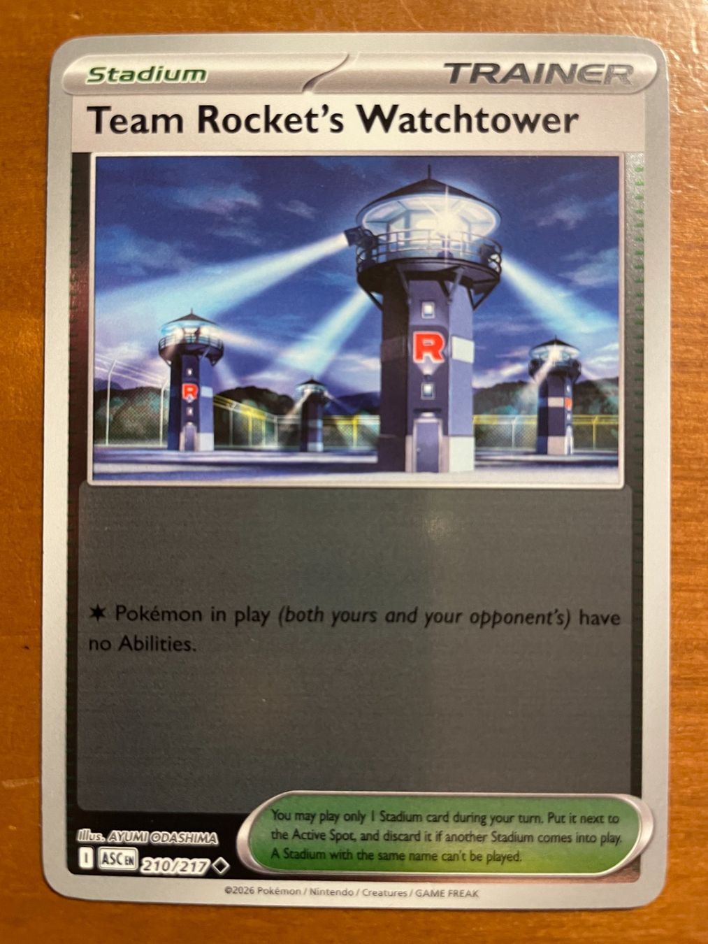 Pokémon Carte collezionabili: Pokemon Team Rocket's Watchtower Reverse (Versand gratis) – Nuovo (secondo la descrizione) da Chur venduto da Angerson