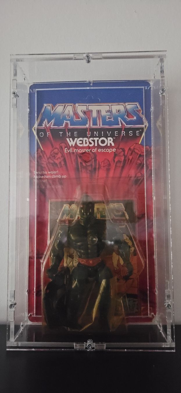 Masters of the Universe Statuette: Motu Vintage Webstor – Nuovo e nell'imballaggio originale da Strengelbach venduto da Lordschubi