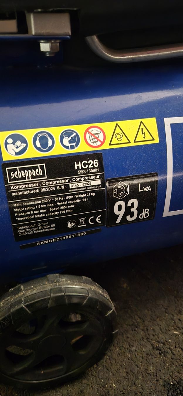 Scheppach Kompressoren: Scheppbach 24L Kompressor – Gebraucht aus Beringen von Zsuzsi94 2