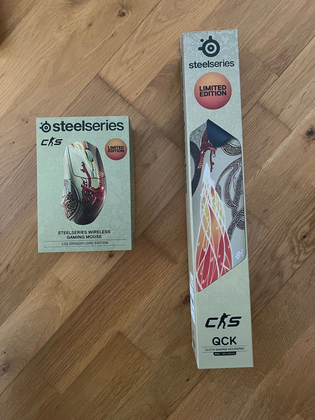 Steelseries Mausmatten: Steelseries Maus + Mauspad Dragon Lore Design Neuwertig! – Neu (gemäss Beschreibung) aus Stäfa von PatrickOO7 1