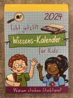 NEU: Wissens-Kalender für Kids 2024 - echt jetzt?!