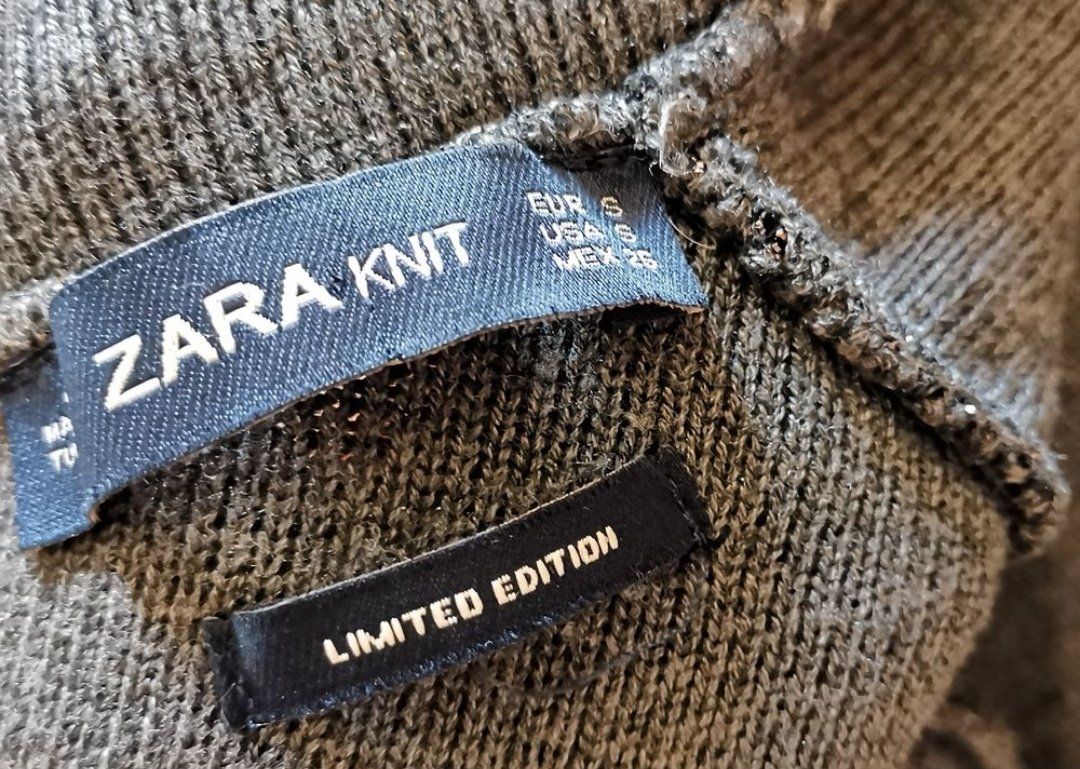 Zara Giacche: Zara metallic Strick Pulli, limited edition – Usato da Uerikon venduto da pink_flamingo 3