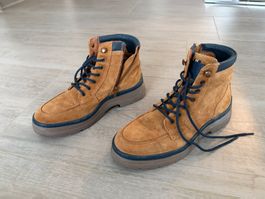 Schnürstiefel braun Wildleder Grösse 41 gebraucht