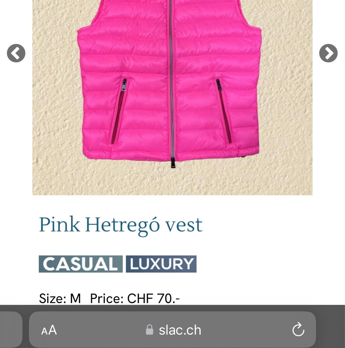 Gilet & Giacche: Pink Hetregó vest – Nuovo (secondo la descrizione) da St. Gallen venduto da sourced_limited 6