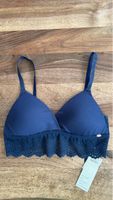 Skiny BH, Dunkelblau, Grösse 36 C/D, Neu mit Spitze