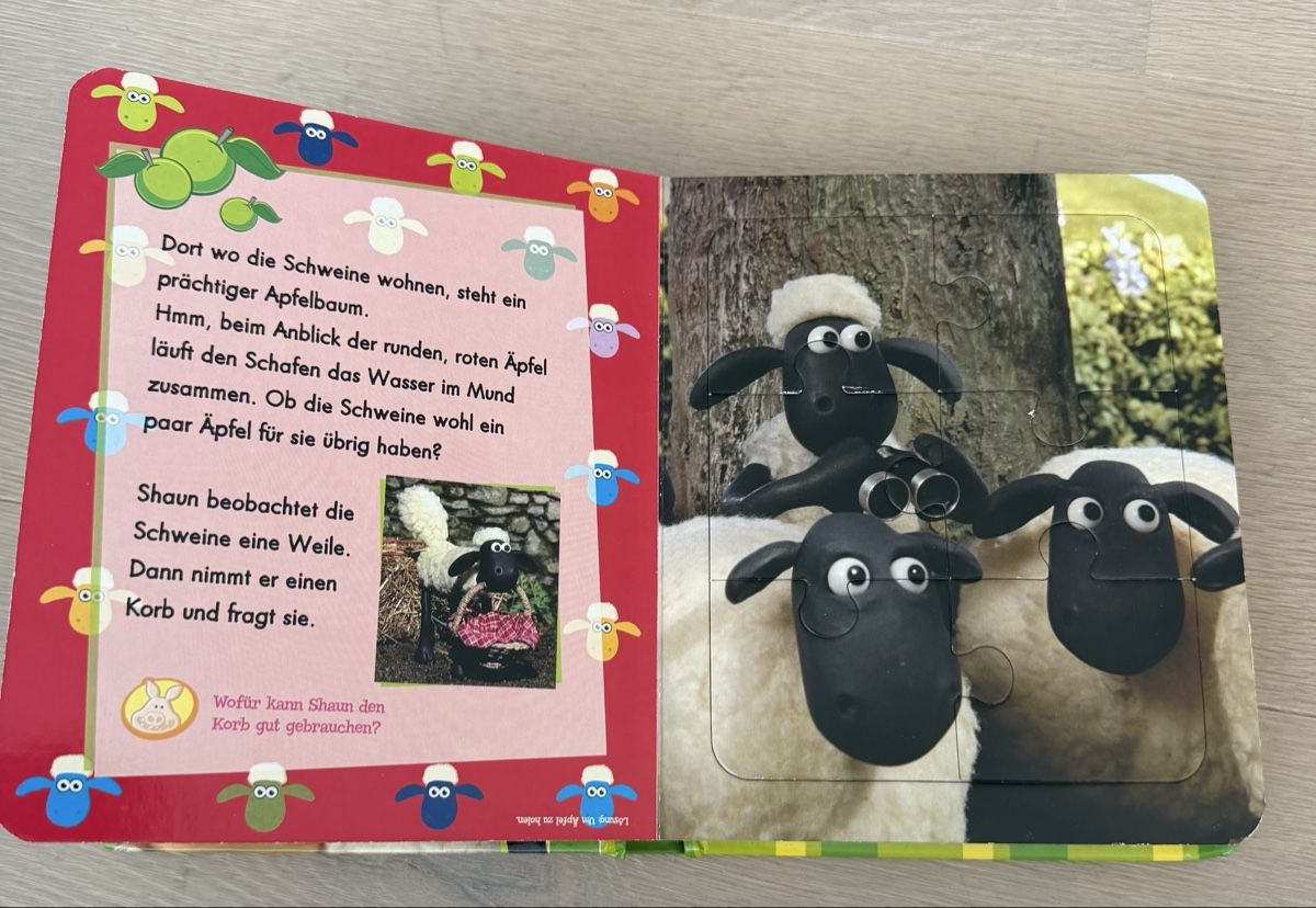 Libri: Puzzlebuch Shaun das Schaf – Nuovo (secondo la descrizione) da Wallisellen venduto da Nataschab0 2