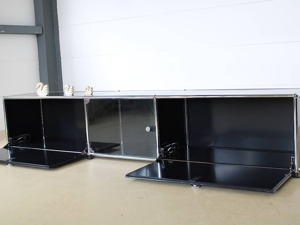Mobili TV: USM Lowboard in Schwarz – Usato da Meinisberg venduto da atelier_TILIJA 1