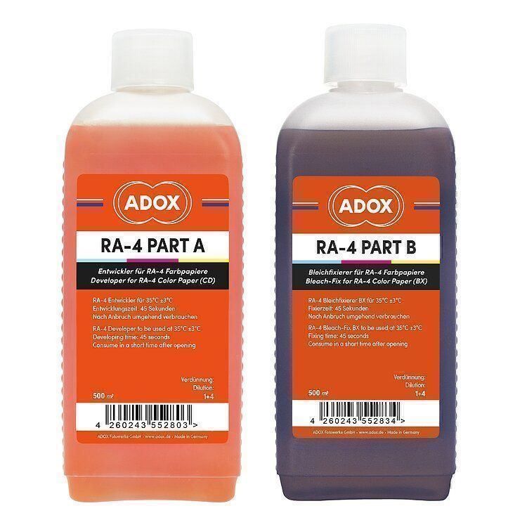 Adox Laboratorio & Camera oscura: ADOX Colortec RA-4 Print Kit 2.5 Liter – Nuovo e nell'imballaggio originale da Halden venduto da TopFoto