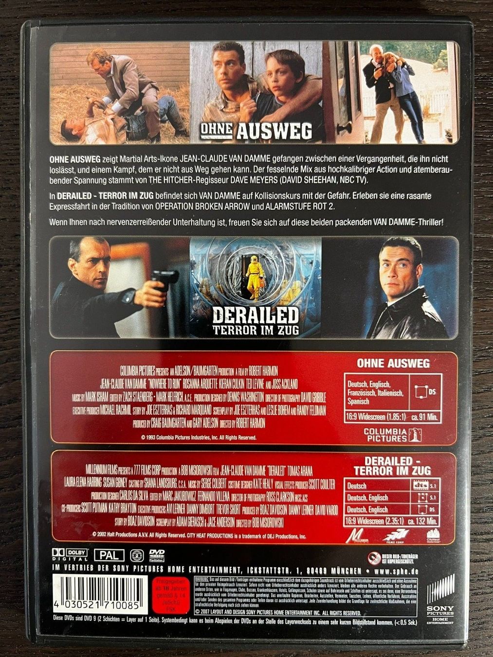 Alle DVDs: Ohne Ausweg & Derailed – Gebraucht aus Zürich von FilmFreunde 1