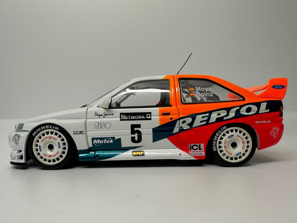 Ford Escort RS Cosworth 1:18 WRC, Sainz, Repsol, UT Models | Acheter ...