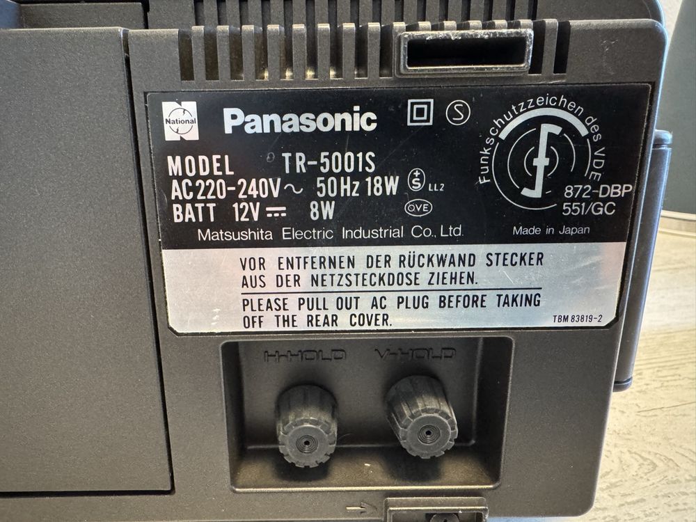 Panasonic Radios: Panasonic tr-5001s radio tb tape – D'occasion à Zunzgen par milesdavis76 7