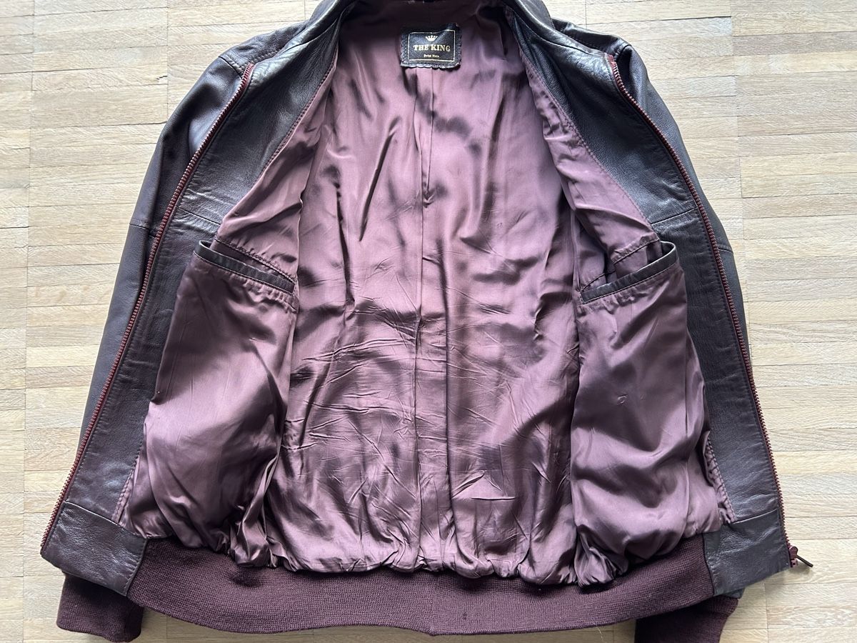Giacche: Lederjacke Herren Gr.S weinrot – Usato da Utzigen venduto da Crisbo 4