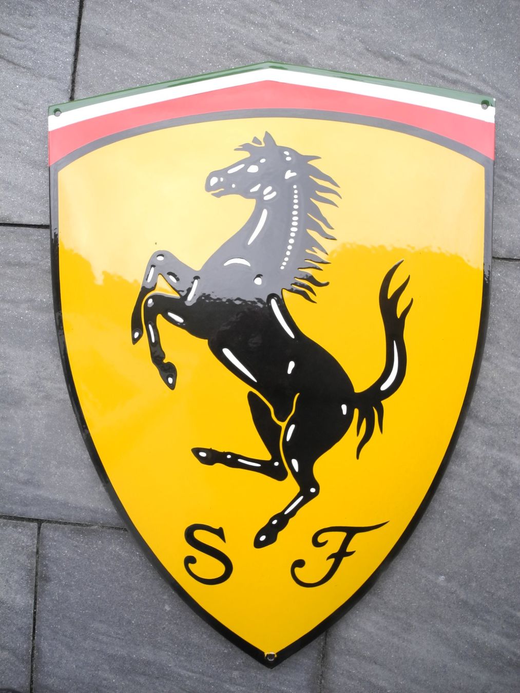 Ferrari Insegne: GROSSES XL FERRARI EMAILSCHILD – Nuovo (secondo la descrizione) da Reinach AG venduto da Huckleberrysix 2