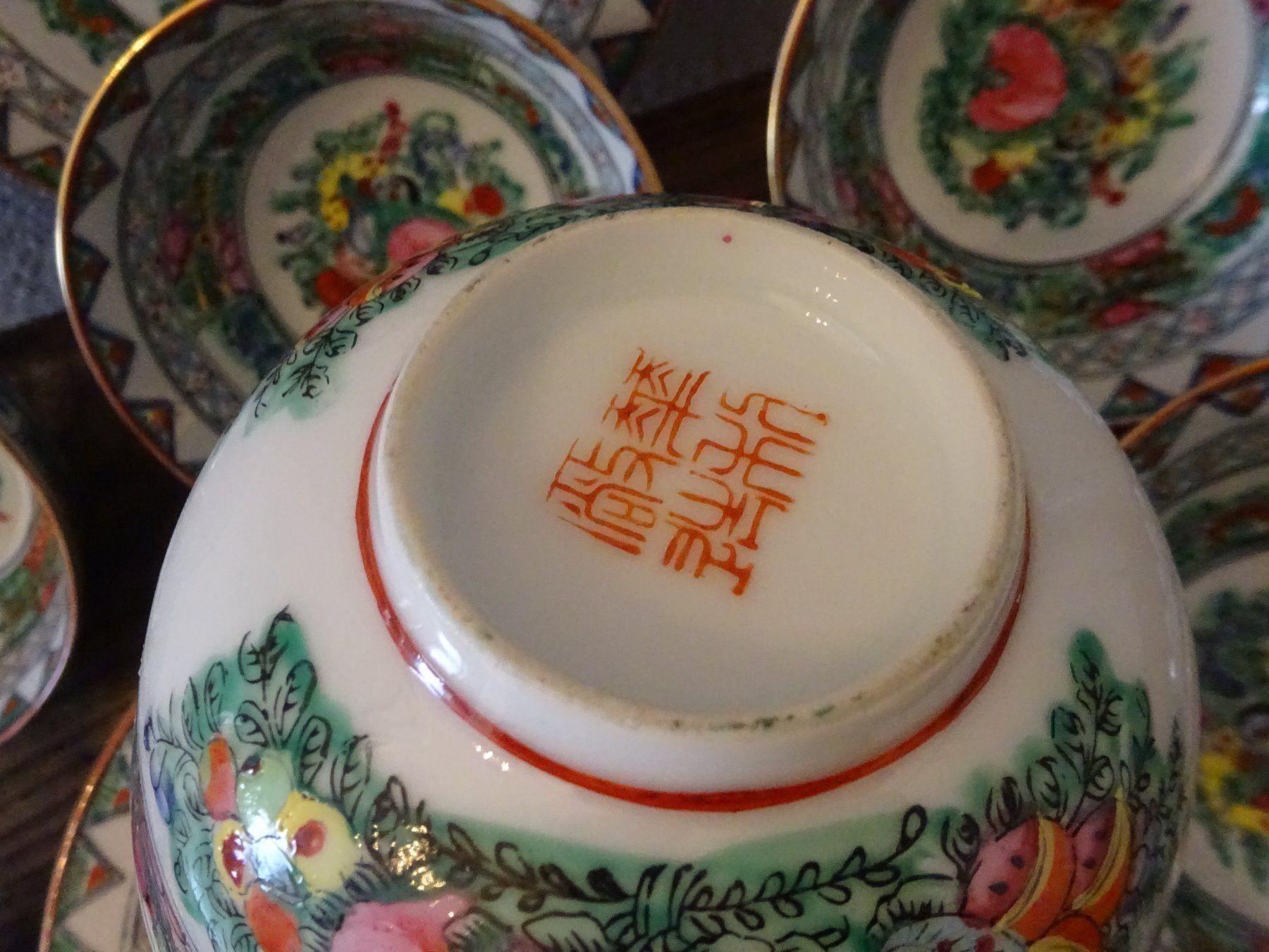 Piatti: Vintage Service Schmetterling - China – Usato da Esslingen venduto da eintagammeer 8