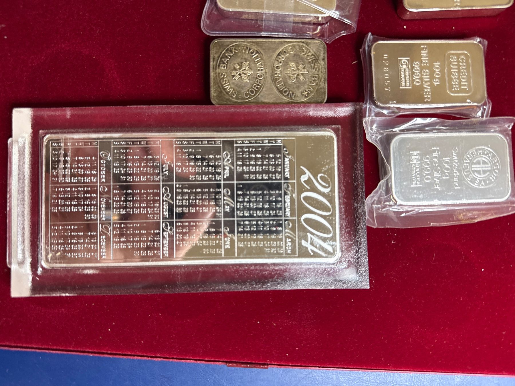 Metalli preziosi: 6 x 100 Gramm Silberbarren – Usato da Derendingen venduto da iven70 2