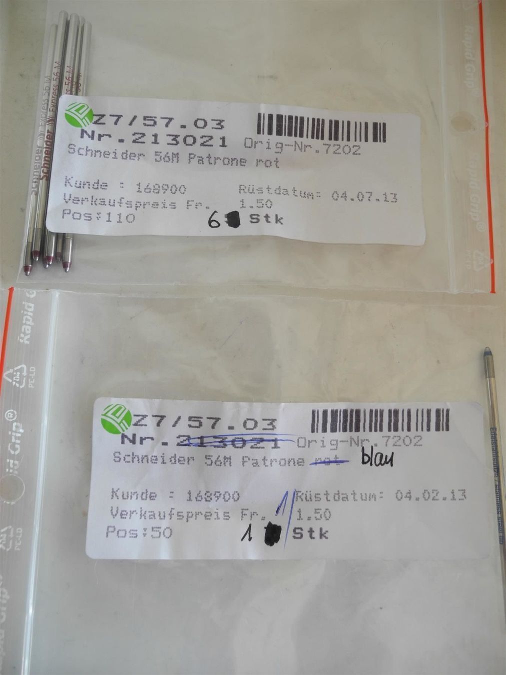 Alle Werkzeuge: 12 Schneider 56M Mienen, Nr. k100 – Neu (gemäss Beschreibung) aus Kottwil von Crazyrolf 2