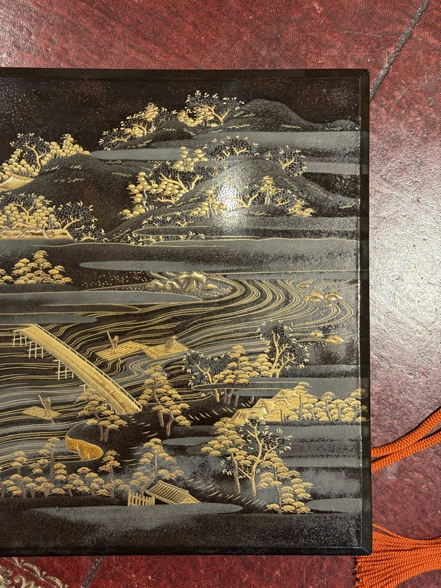 Barattoli: Antike Lack-Dokumentenbox, Japan, um 1900 – Usato da Zofingen venduto da GrosisWonderkeller 3