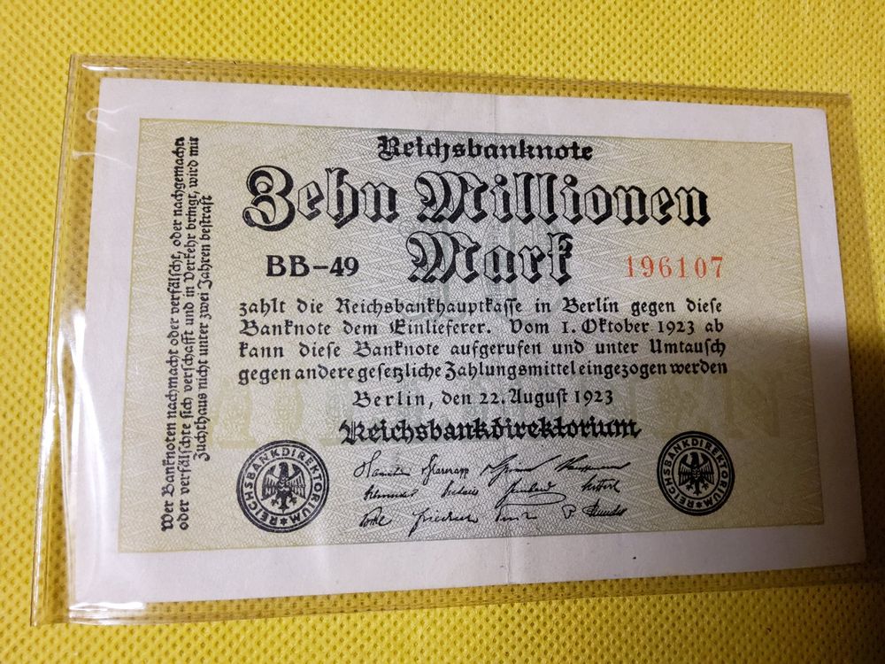 Banknoten Deutschland 1923 | Kaufen auf Ricardo