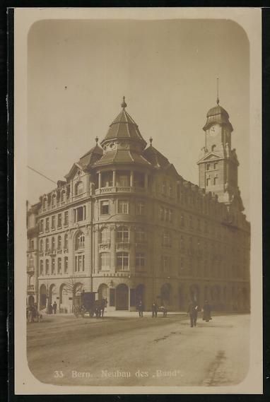 Cartoline postali: AK Bern, Neubau des Bund, 1911 – Usato da Berlin venduto da bartko-reher