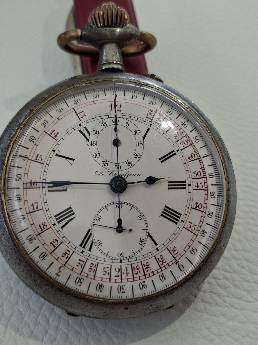 Orologi: Montre à gousset chronographe "Le Chauffeur" – Usato da Sierre venduto da Bestdeal21