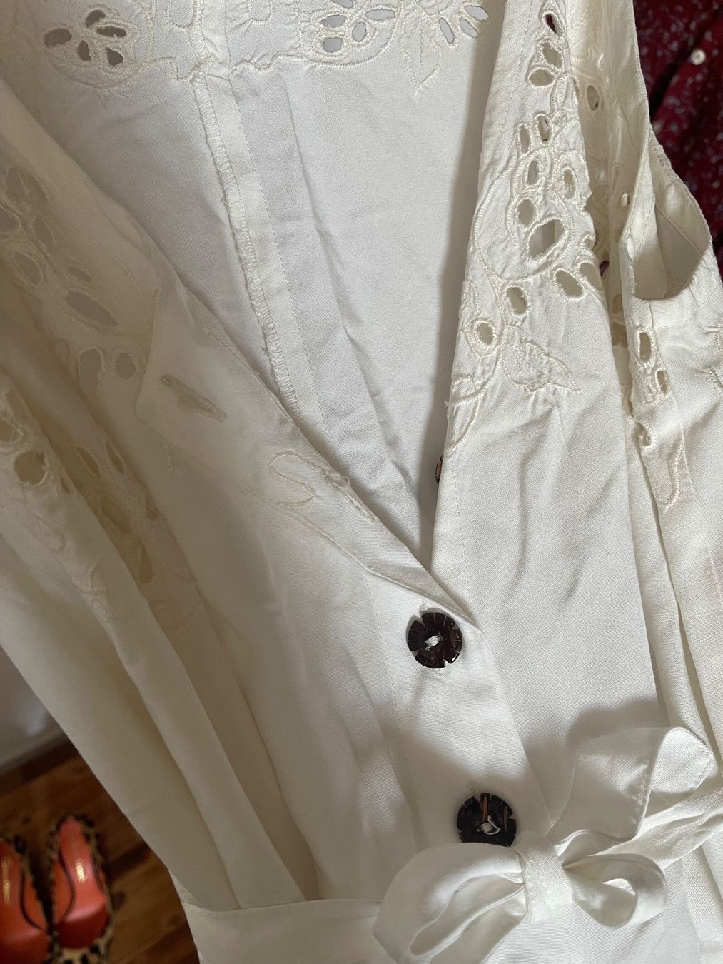 Vestiti: Weisse Sommerkleid im Boho-Look Gr. 38 – Usato da Ettingen venduto da cla_526w 2