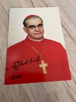 Signierte Autogrammkarte Kardinal Andrys Juozas Backis