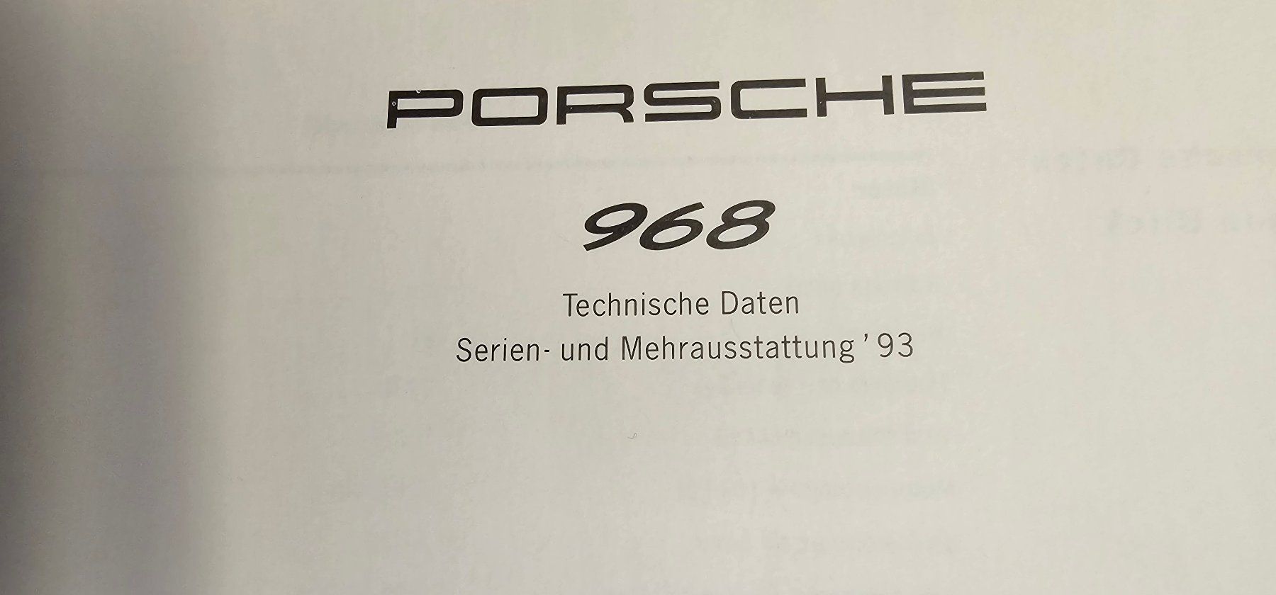 Porsche Documenti: Porsche 968 ,cabrio Prospekt 1993 – Usato da Reinach AG venduto da 911356 5