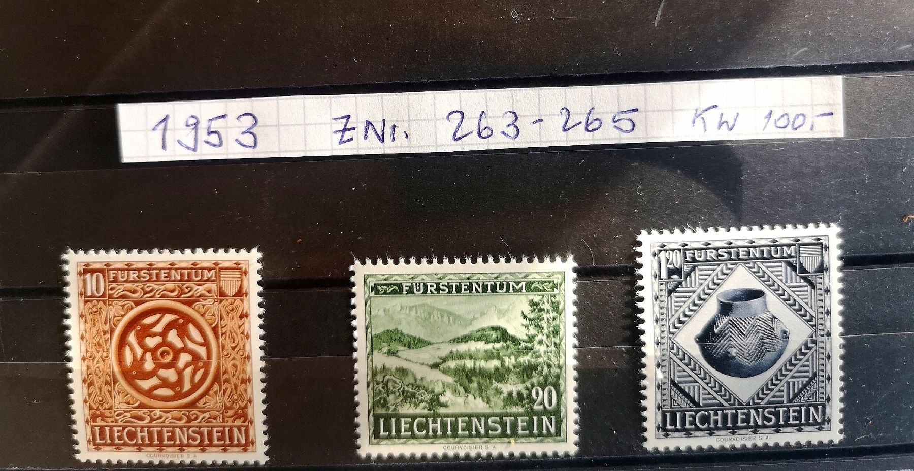 Tutti i francobolli: Liechtenstein 1953 *' – Nuovo (secondo la descrizione) da Sevelen venduto da hei_dn6l