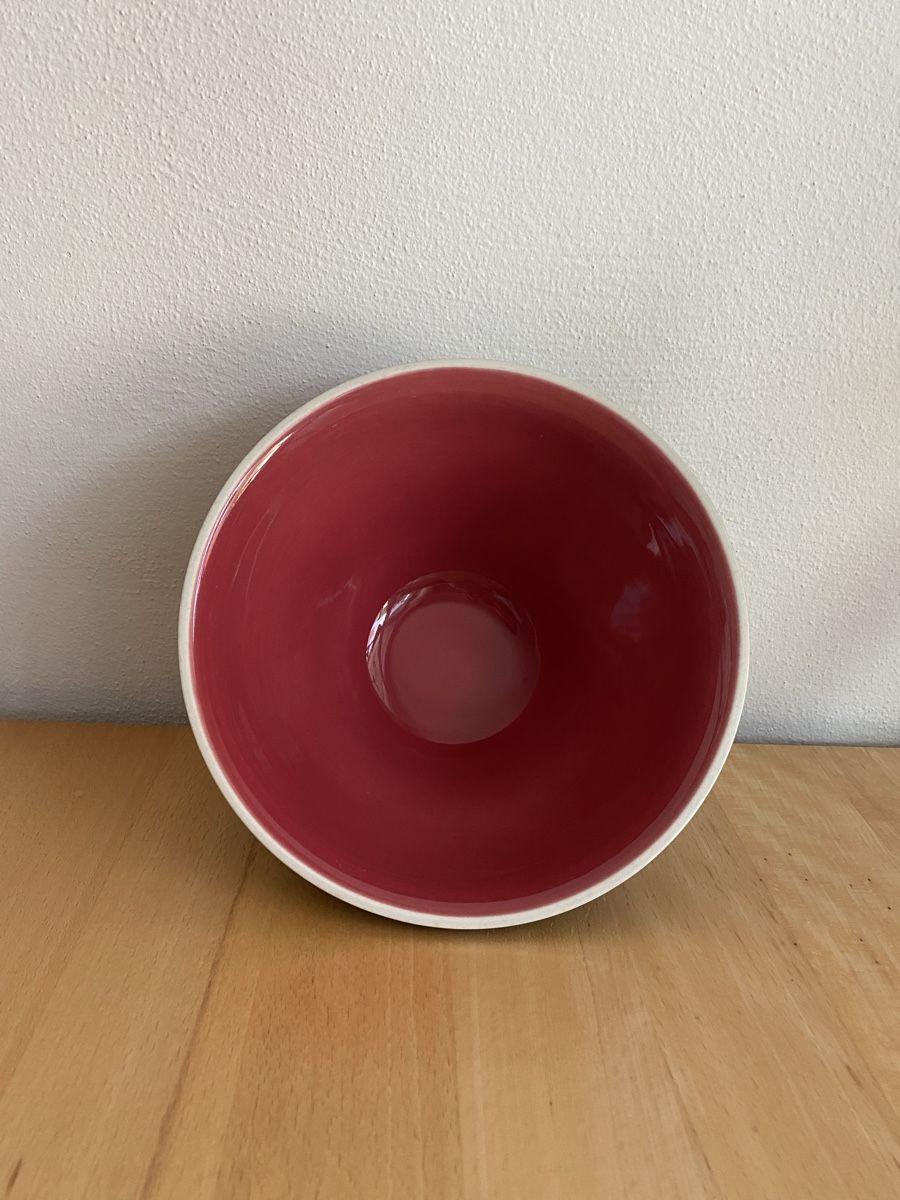 Rössler Ciotole: Rössler Salatschüssel schwarz-violett rot – Usato da Schwarzenburg venduto da Michellu 4