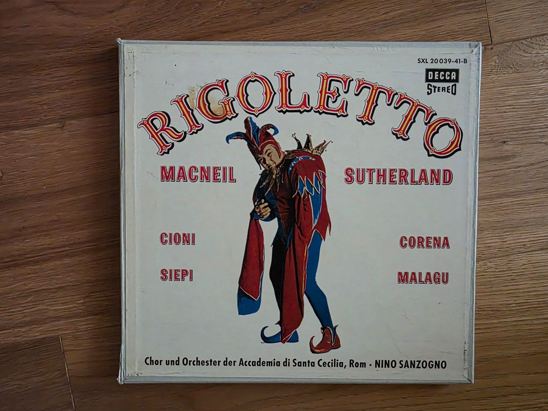 Dischi in vinile: LP Box Klassik Rigoletto in Rom - Macneil Sutherland 1962 – Usato da Walterswil BE venduto da Lonitti