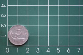 währung italiana 5 lire 1954