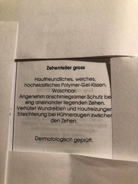 Pedicure: Zehenteiler Gross – Nuovo (secondo la descrizione) da Nottwil venduto da Frontal 2