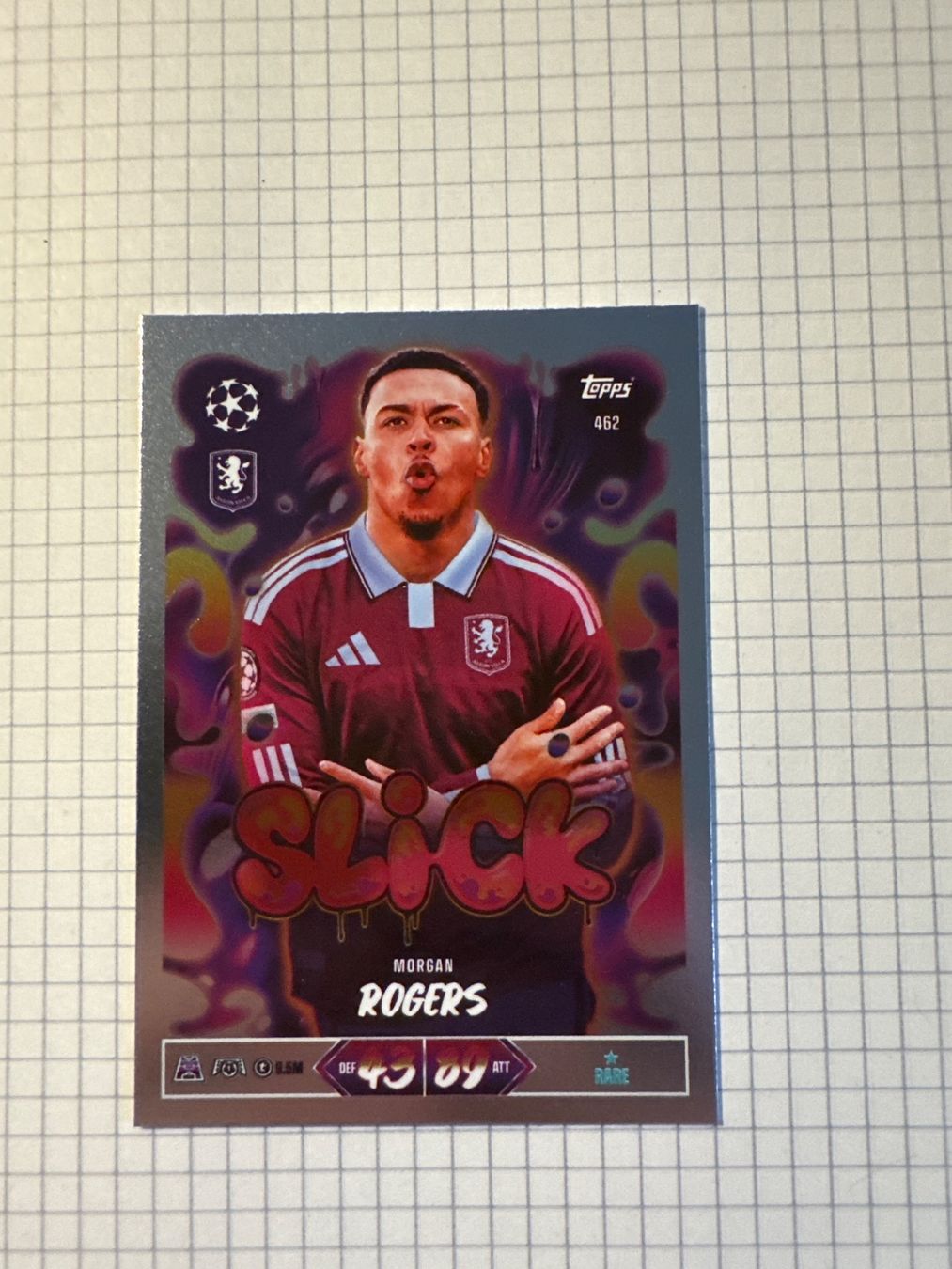 Topps Match Attax Champions League 26-27 M. Rogers, 462 RARE (Neu ...