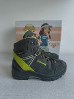 Lowa Ledro GTX Mid Jr. Kinderstiefel Grösse 27 grau/lime