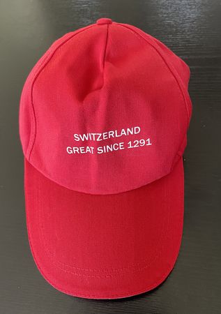 Cap Mütze rot "Switzerland great since 1291" Kult Sammler