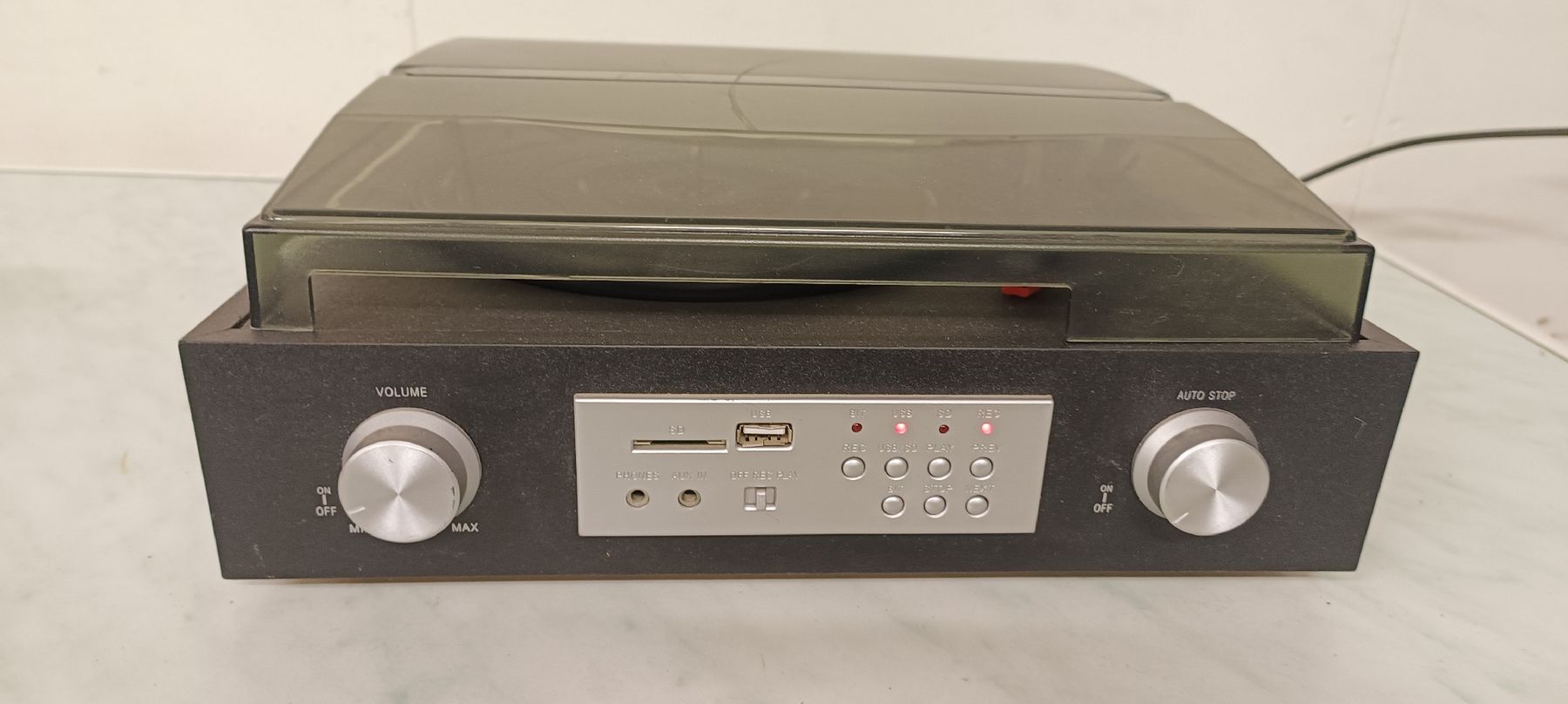 Giradischi: Retro Plattenspieler mit USB & Auto-Stop – Usato da Pfäffikon ZH venduto da K-V-M 1