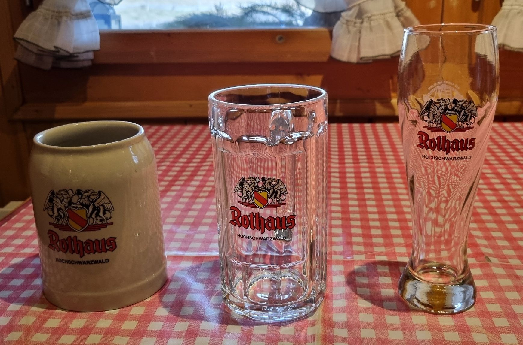 Bicchieri: Rothaus Bier Glas Trio – Usato da Reichenbach i. K. venduto da Uersu86