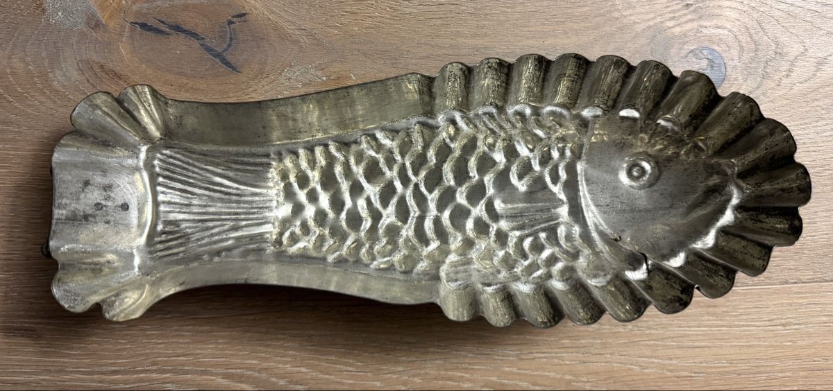 Backformen: Antike Backform Blech Fisch 30.5 cm – Gebraucht aus Rothrist von Luckywinner 3