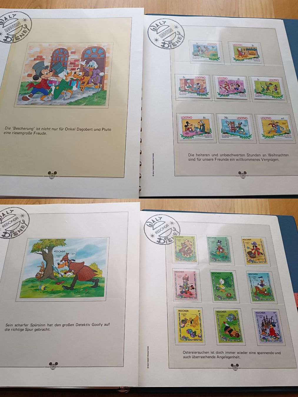 Lindner Alben: Disney Briefmarken Album Lesotho – Gebraucht aus Otelfingen von patida 8