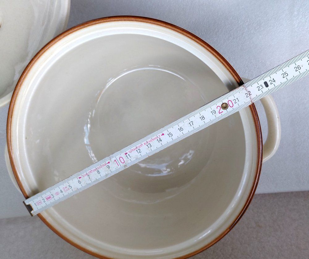 Rössler Ciotole: RÖSSLER 1 Claire Terrine Durchmesser 22 cm -C01 – Usato da Morges venduto da vimajes12 3