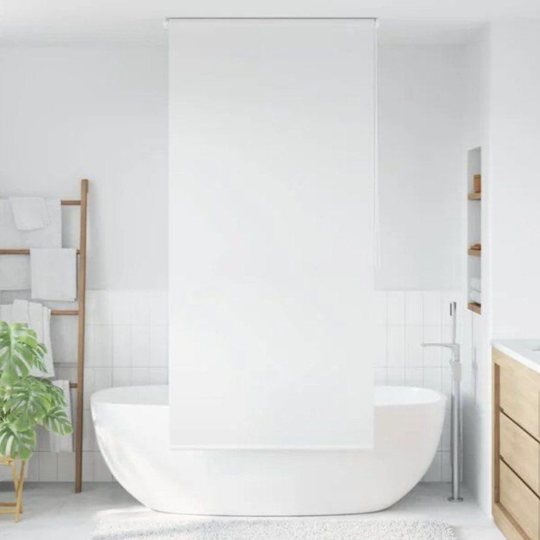 Tende: Duschrollo 80x240 cm- weiss milch transparent – Nuovo e nell'imballaggio originale da Sarmenstorf venduto da taosun2 1