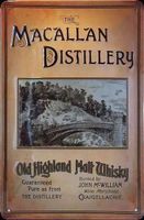 Blechschild-MACALLAN DISTILLERY-WHISKY